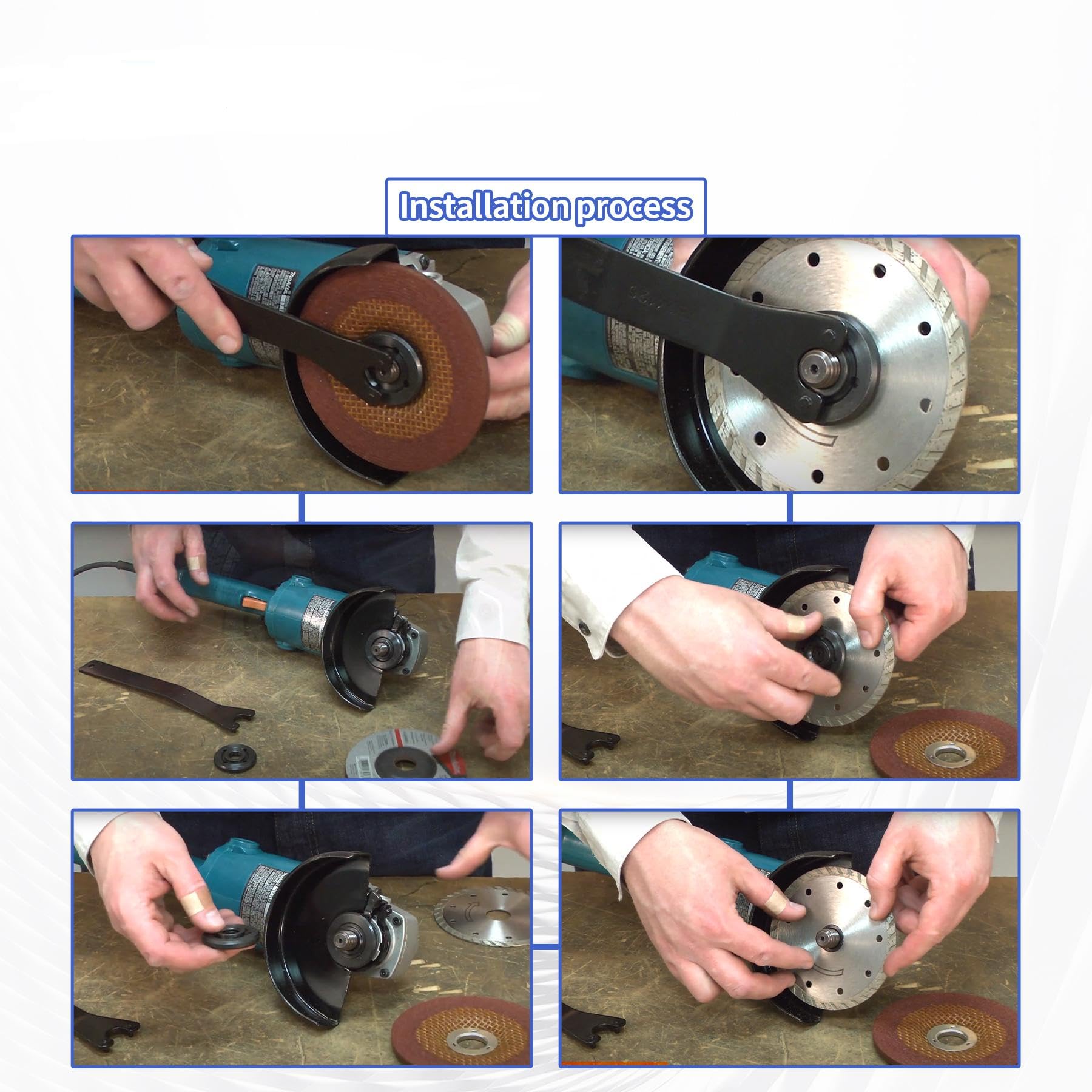 Angle Grinder Lock Nut With Wrench Replacement For Makita